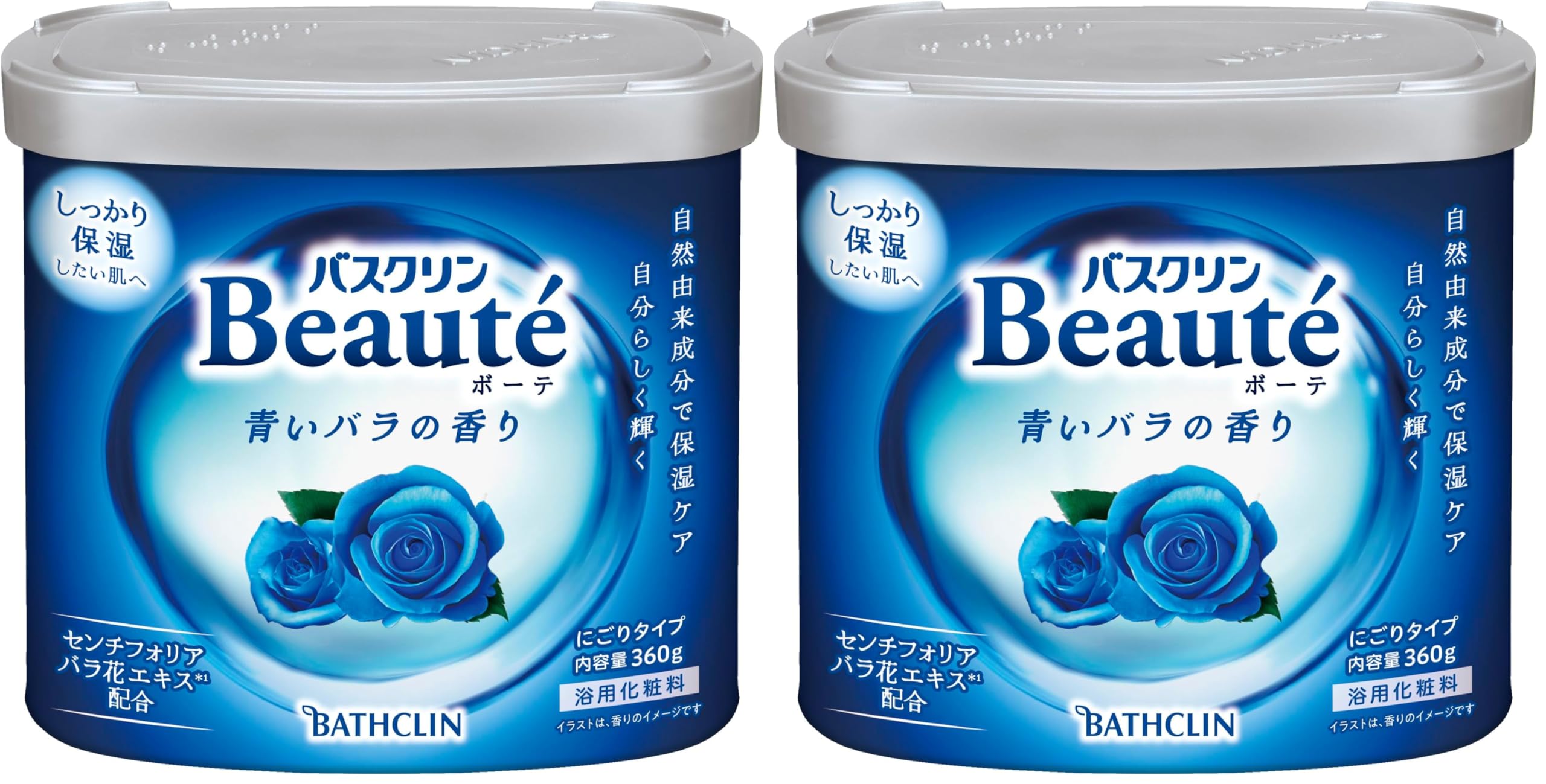 Amazon | バスクリン ボーテ 青いバラの香り 360g(約12回分) 粉末